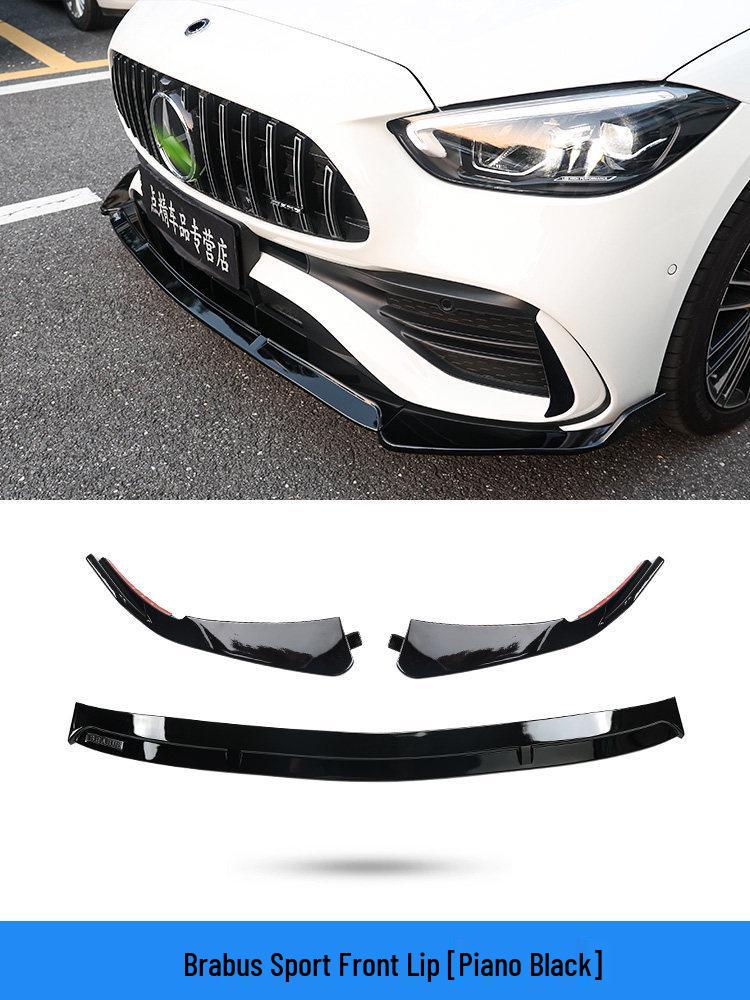 

Mercedes-Benz C-Class Front Bumper Kit: Compatible with C200L, C260L, C350e, C250 AMG - Brabus Lip