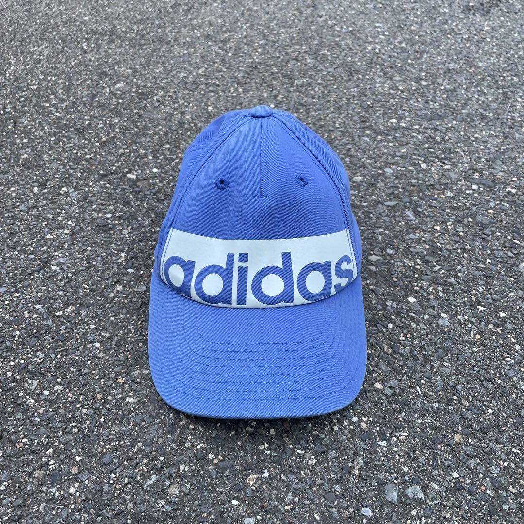 

[Б/У] Кепка adidas 2000-х годов с логотипом Y2K City, гранж, синяя
