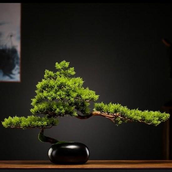 HJJ Artificial Bonsai Simulation Welcome Pine