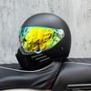 DOT ECE Certified Full Face Motorcycle Helmet Men Women Cruiser Bike ABS Shell With Bluetooth Slot Dual Lens