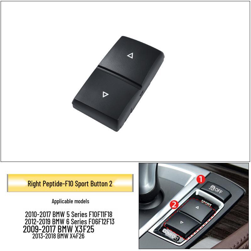

BMW Sport Mode Console Switch Button for 5 Series, 6 Series, X3, X4 (F10, F18)