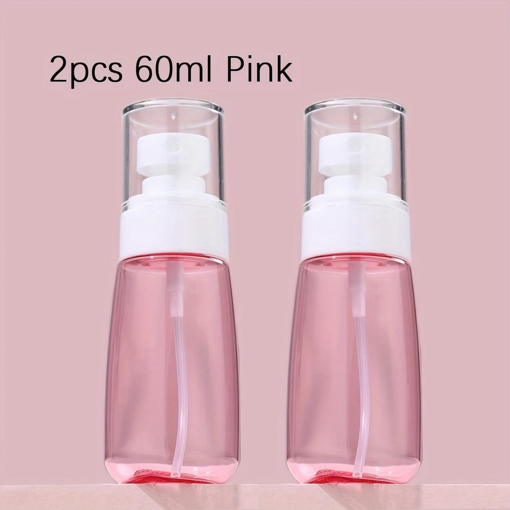 2/4pcs Portable Clear Spray Bottles Travel Refillable Container for Perfume Cosmetic Dispenser Home Salon Beauty Essential Tool
