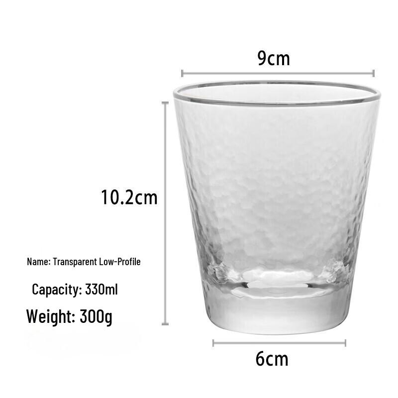 Shangqi Embossed Glass Cup Set