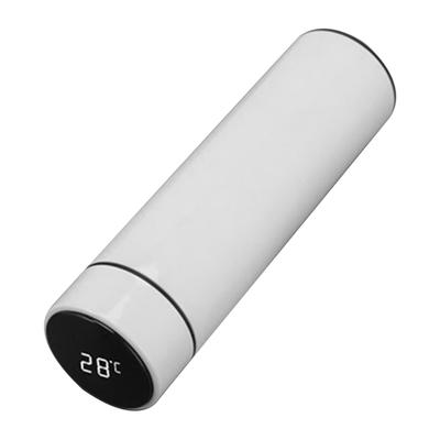 Geïsoleerde Fles Temperatuur Digitaal Display Effen Kleur Warme Koude Dranken Fles voor Zakenreis