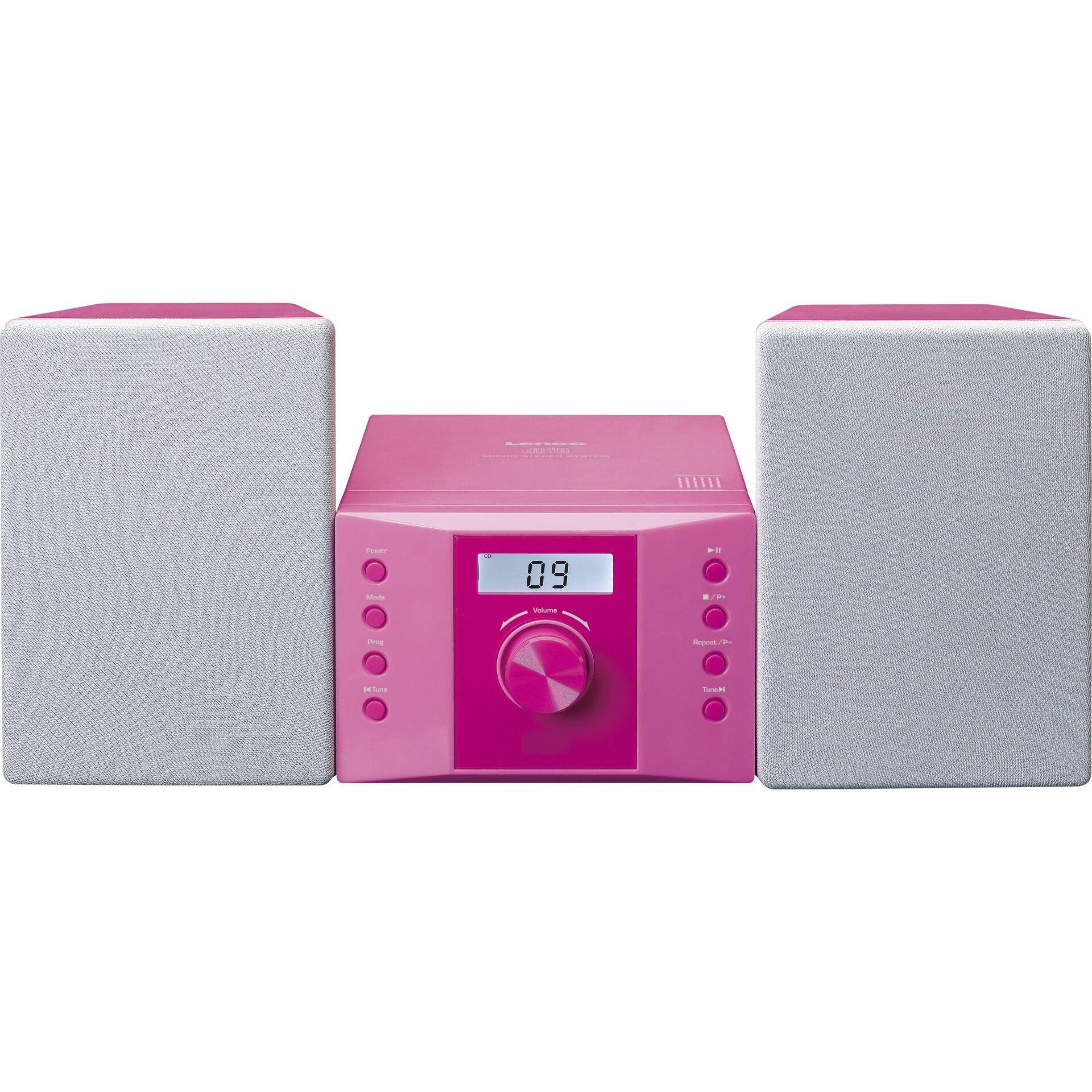 Joom Marketlink Europe Rosa Lenco Mc-013Pk Micro Hi-Fi System 4W Pink - Bild 5