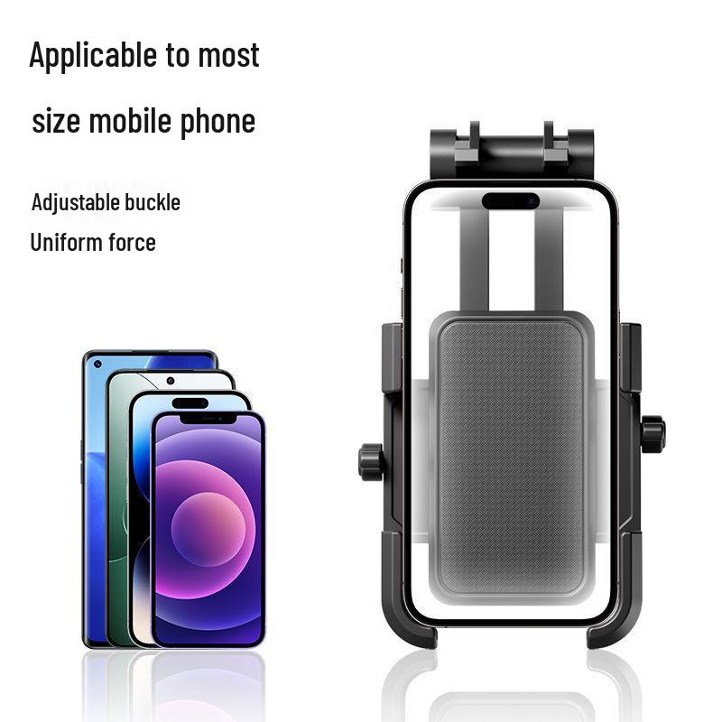 Anti-Shake Phone Holder for Mountain, Electric, and Road Bike Handlebars