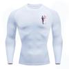 Bequemes Fitness-T-Shirt für Herren Zero Two Grafik Atmungsaktives Slim-Fit-Top, Sommer Gym Jogging Training Elastischer Fitnessanzug