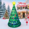 7.87FT Inflatable Christmas Tree Gift Boxes Toy Home Ornaments Xmas Christmas Decorations for Garden Christmas Supplies Festive