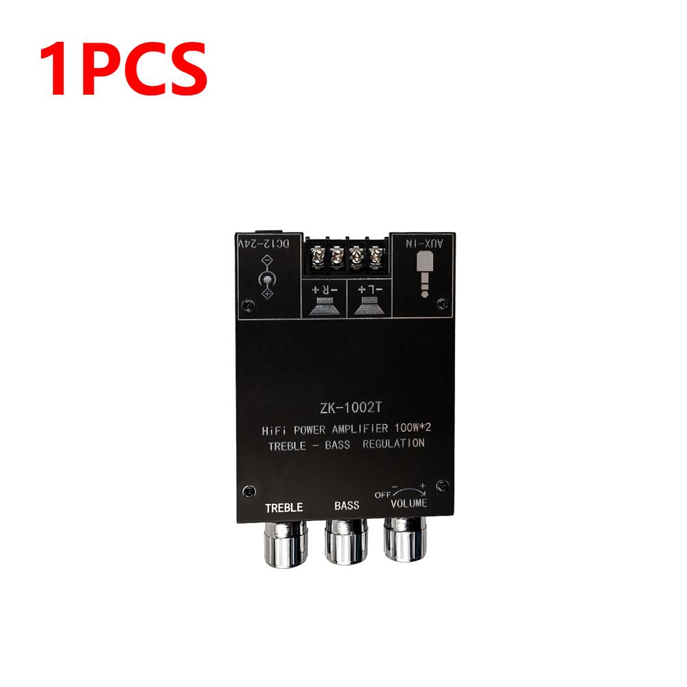 

ZK-1002T Усилитель сабвуфера 100 Втx2HIFI 2.0-канальный мини-усилитель Bluetooth, профессиональный усилитель звука для динамика