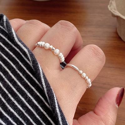 Verstellbare Größe Art Deco Geometrischer Ring Damen Nischen-Design Premium Modegefühl Personalisierbarer Verstellbarer Vintage Fingerring Zeigefinger