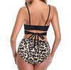 Two-piece high-waist slimming swimsuit for plus sizes Two-piece high-waist slimming swimsuit for plus sizes M