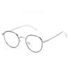 Minimalist Metal Eyeglasses With Blue Light Blocking For Fashionable Women And Men