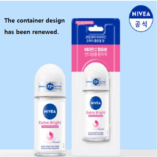 [Nivea] Deodorant Roll-on Extra Bright 50ml