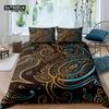 Home Living Luxury 3D Golden Paisley Bedding Set Flower Duvet Cover Pillowcase Queen and King EU/US/AU/UK Size Comforter Bedding