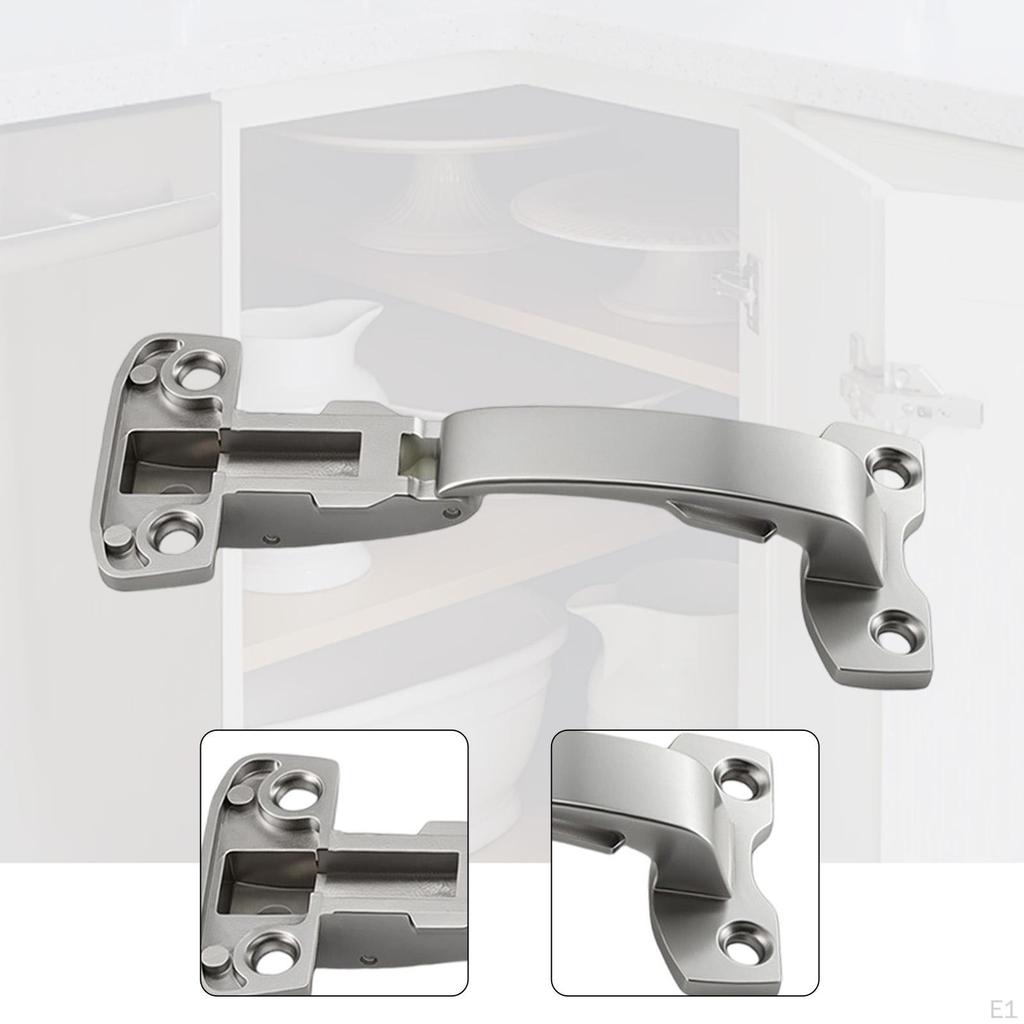 Cabinet Folding Hinge High Performance Zinc Alloy for Home Kitchen Wardrobe