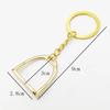 Porte-clés Étriers de Cheval Équestre Animal Mignon Décoration Thème Animal 1 Pièce Léger pour Pendentif de Sac à Dos Usage Quotidien