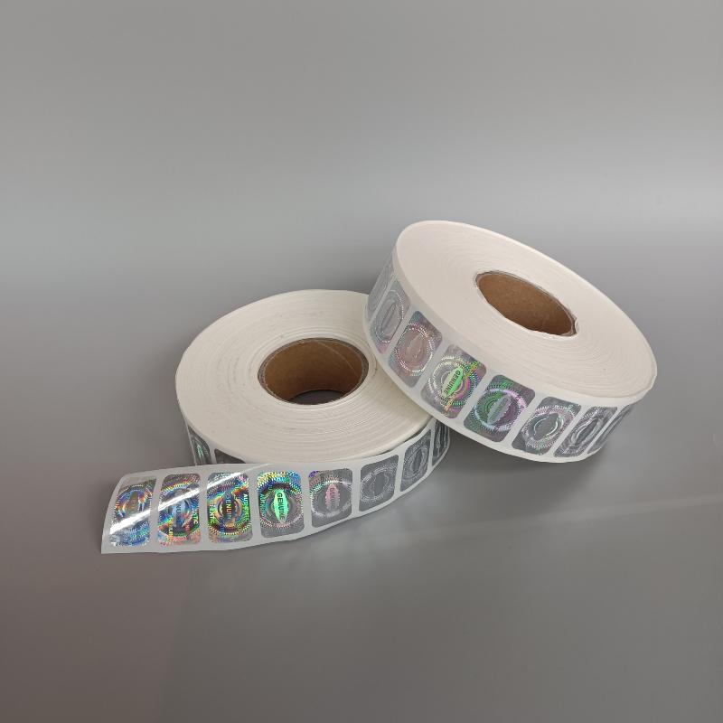 60/120/300Pcs Security Seal Tamper Proof Stickers Holographic Warranty Void Laser Label With Serial Number Adhesive Label