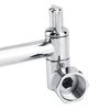 Verstellbarer Duscharm Universelles Bogen-Design Verbindung Massives Kupfer Dusche Verstellbarer Winkel Anti-Leck Dusch-Verlängerungsarm