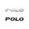 Chrom Silber Schwarz 3D ABS Für POLO Auto Heckklappe Buchstaben Aufkleber Abzeichen Logo Emblem Beschriftung Auto Zubehör Für Volkswagen VW