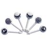 Plastic Fruit Toothpick Lovely Eye Cartoon Forks Bento Decorative Tableware Food Picks Fish Fork Dessert