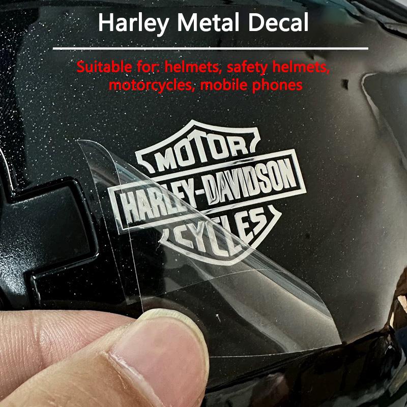 Aluminum alloy stickers Decorative Logo Motorcycle Car Stickers for Harley Davidson Softail Sportster VRSC 1200 Street Glide