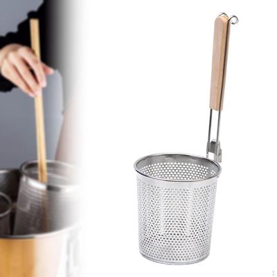 Colador de Pasta de Acero Inoxidable con Mango de Agarre Confort