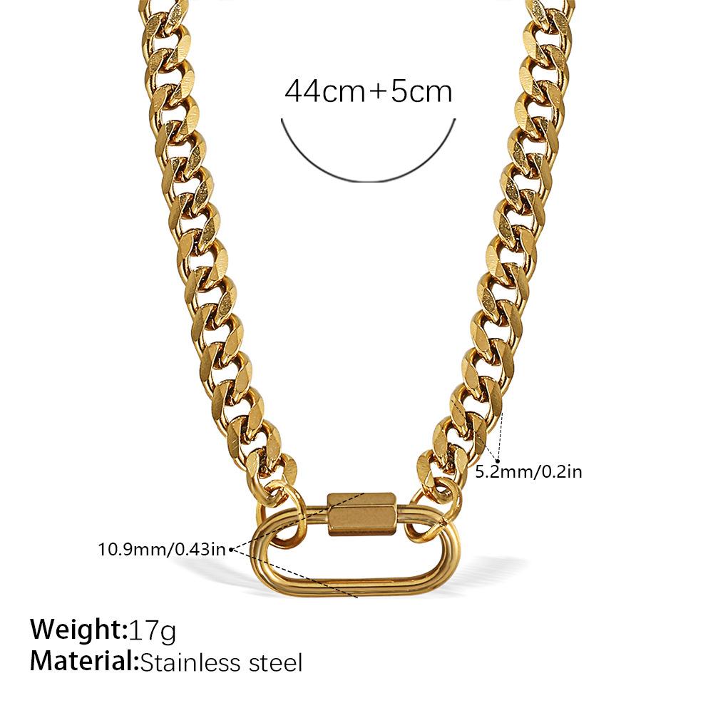 Japan And South Korea Fashion Niche Bracelet Necklace Women'S Personality Design Versatile Jewelry Does Not Fade Popular Trend