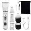 Hundeschermaschine für die Fellpflege, Hundenagelschneider, 4-in-1-Hundepflegeset mit LED-Anzeige und wiederaufladbarem USB-Kabel, kabellos für Hunde, Katzen, Haustiere