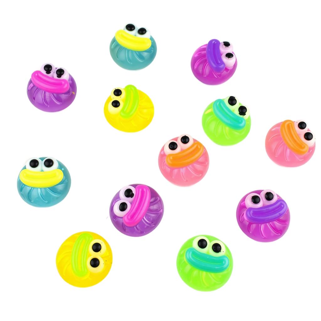 Stress Relief Crystal Squeeze Toy Set Randomly Delivered Soft Flexible Squishy Sensory Fidget Toy for Hand Exercise and Anxiety Reduction