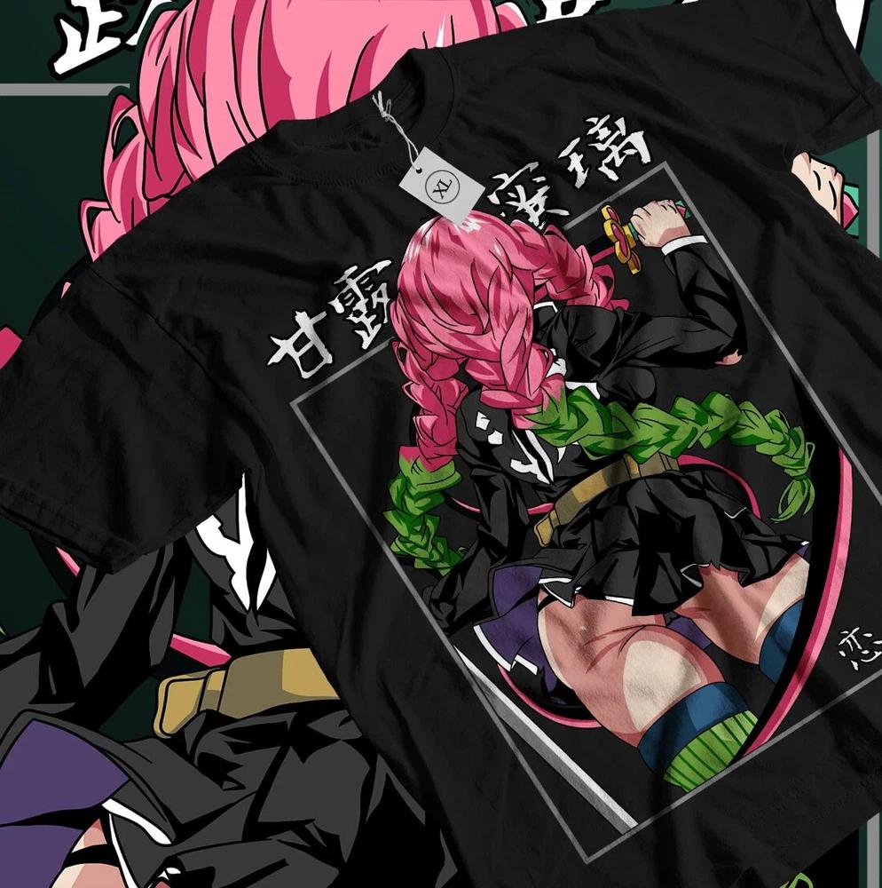 Mitsuri Kanroji Demon Slayer TShirt Mitsuri Kawii Anime Nezuko Girl Gift Shirt S