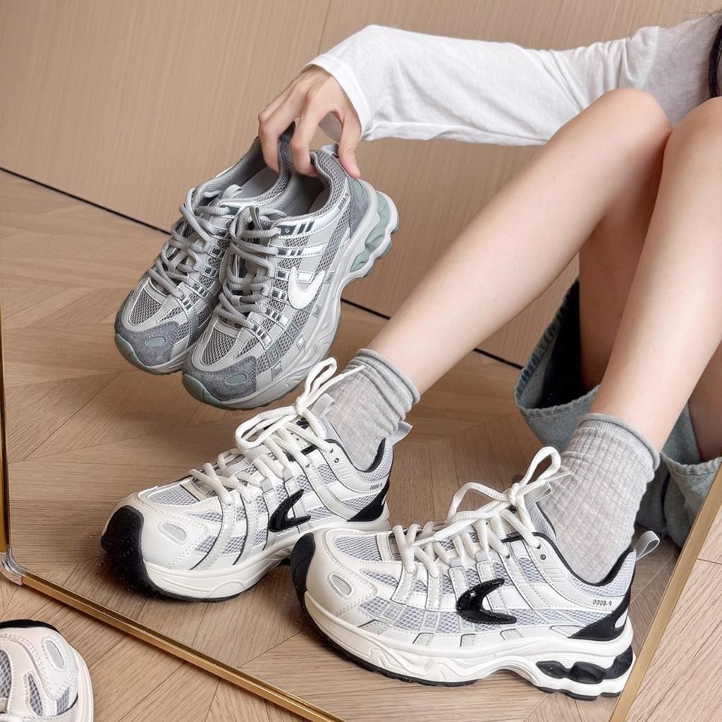 Mesh breathable thick-soled dad shoes for women's 2025 new small people to increase their height and look thin sports and leisure shoes