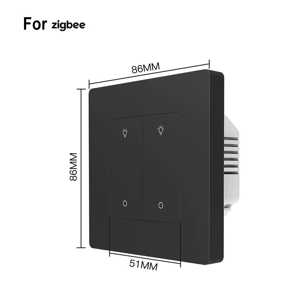 Smart For Zigbee Dimmer Switch with Multi Control and APP Scheduling 13 Gang Dimmable Switch Compatible with Voice Assistants
