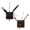 Customizable Wall Clock Movement Kits 8Pcs Quiet Quartzs Clock Motor with 12 Different Hands Set 13/18/24mm Shaft Length D57B