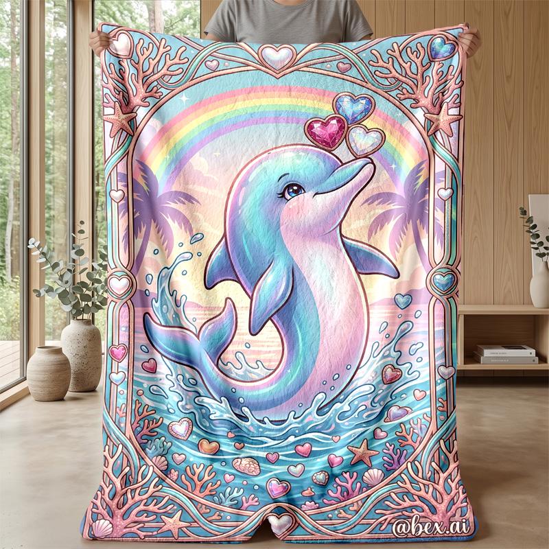 Queenly Glamour Crown Theme blanket Lightweight Warm Flannel Blanket Decorative Throw Blanket for Home Decoration