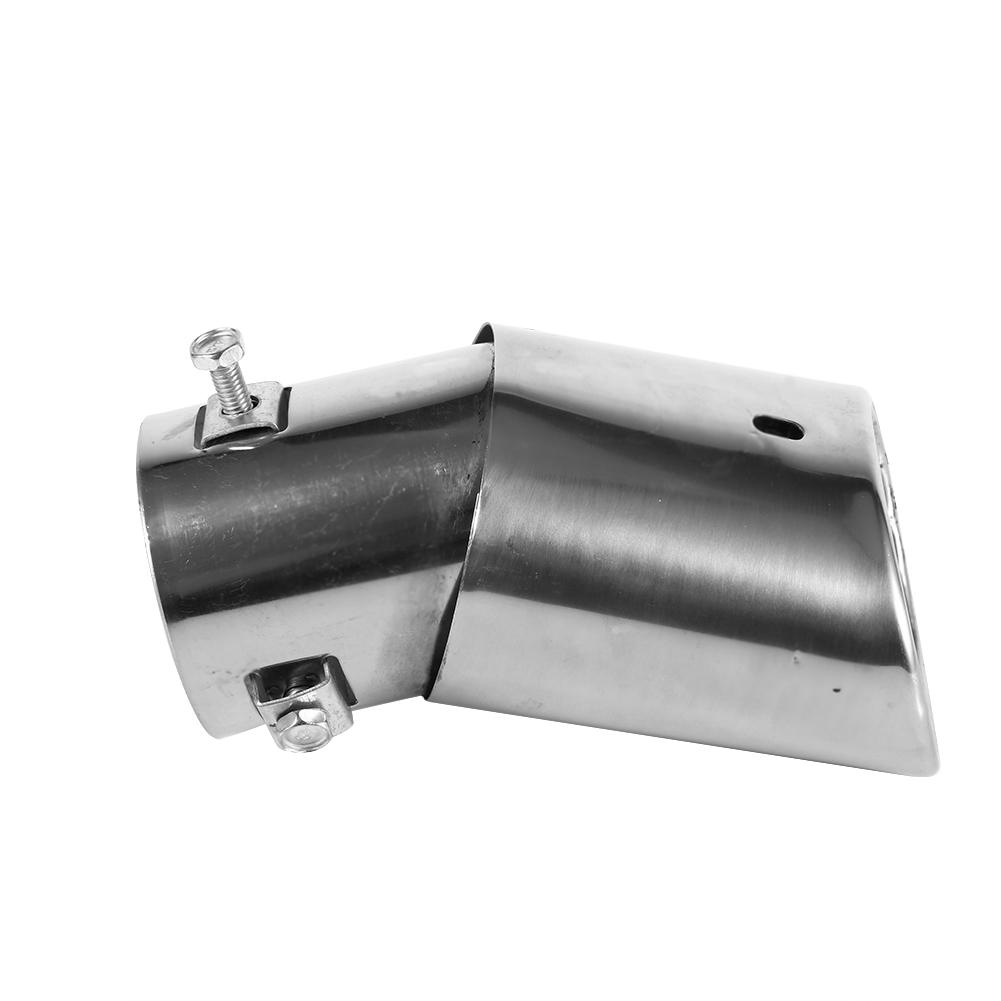 1 Pcs Universal Rear Round Stainless Steel Auto Exhaust Muffler Tail Pipe Tailpipe Trim Tip