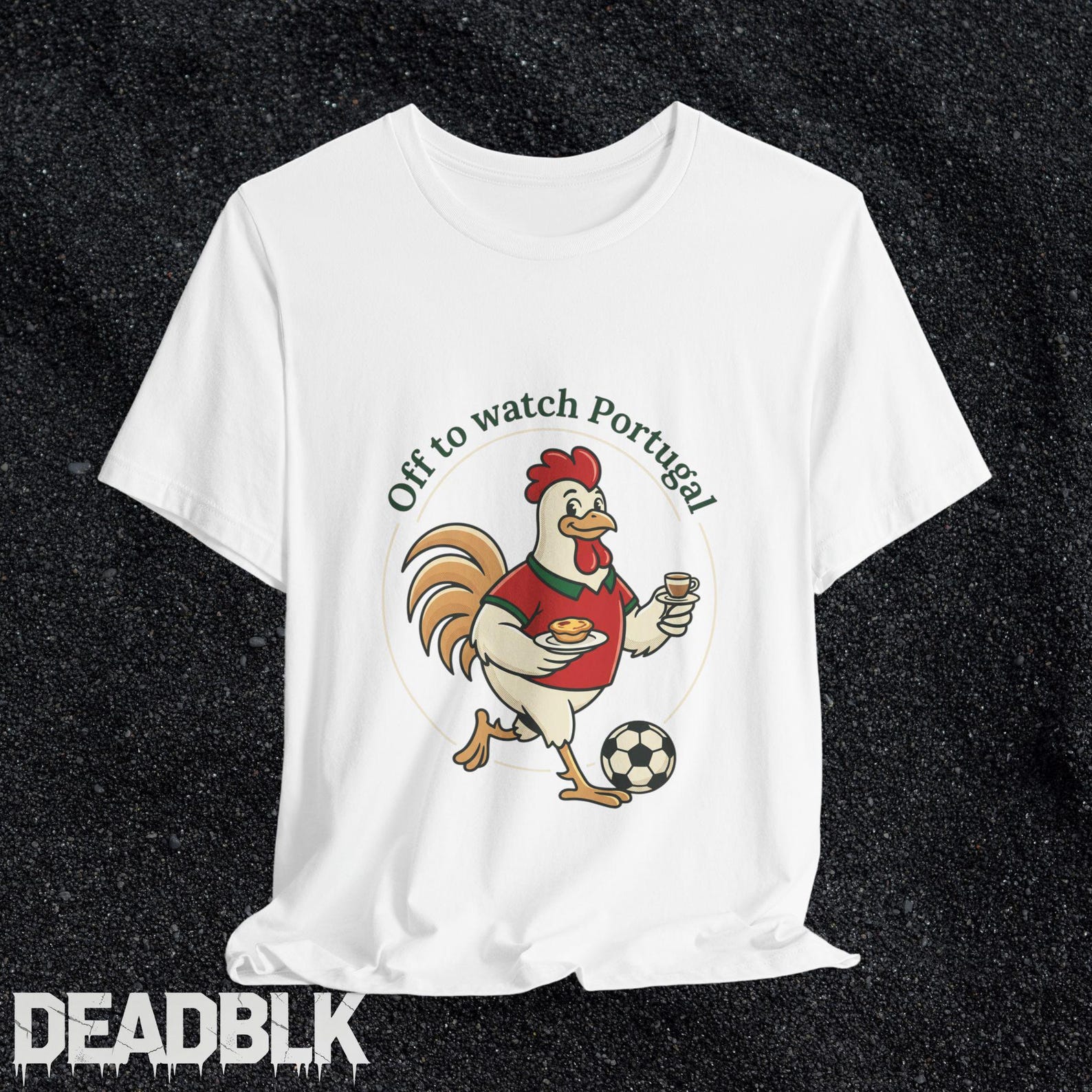 Portugal Football Bunny Tee Orange Fan Shirt Matchwatching Short Sleeve Tee S