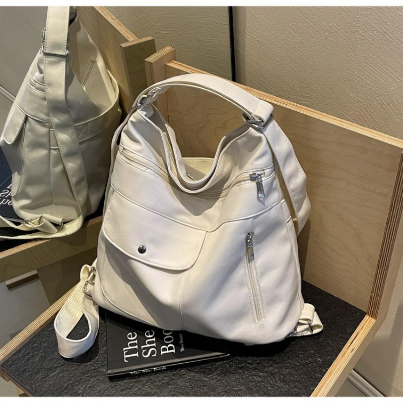 Large Capacity Tote Bag for Women 2025 New Multi-Pocket Single Shoulder Bag Simple and Versatile Commuter Bag for Women