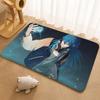 Anime Hot D-DRAMAtical MurderS Floor Mat Floor Mat Soft Flannel Non-Slip Door  Rug for Living Room