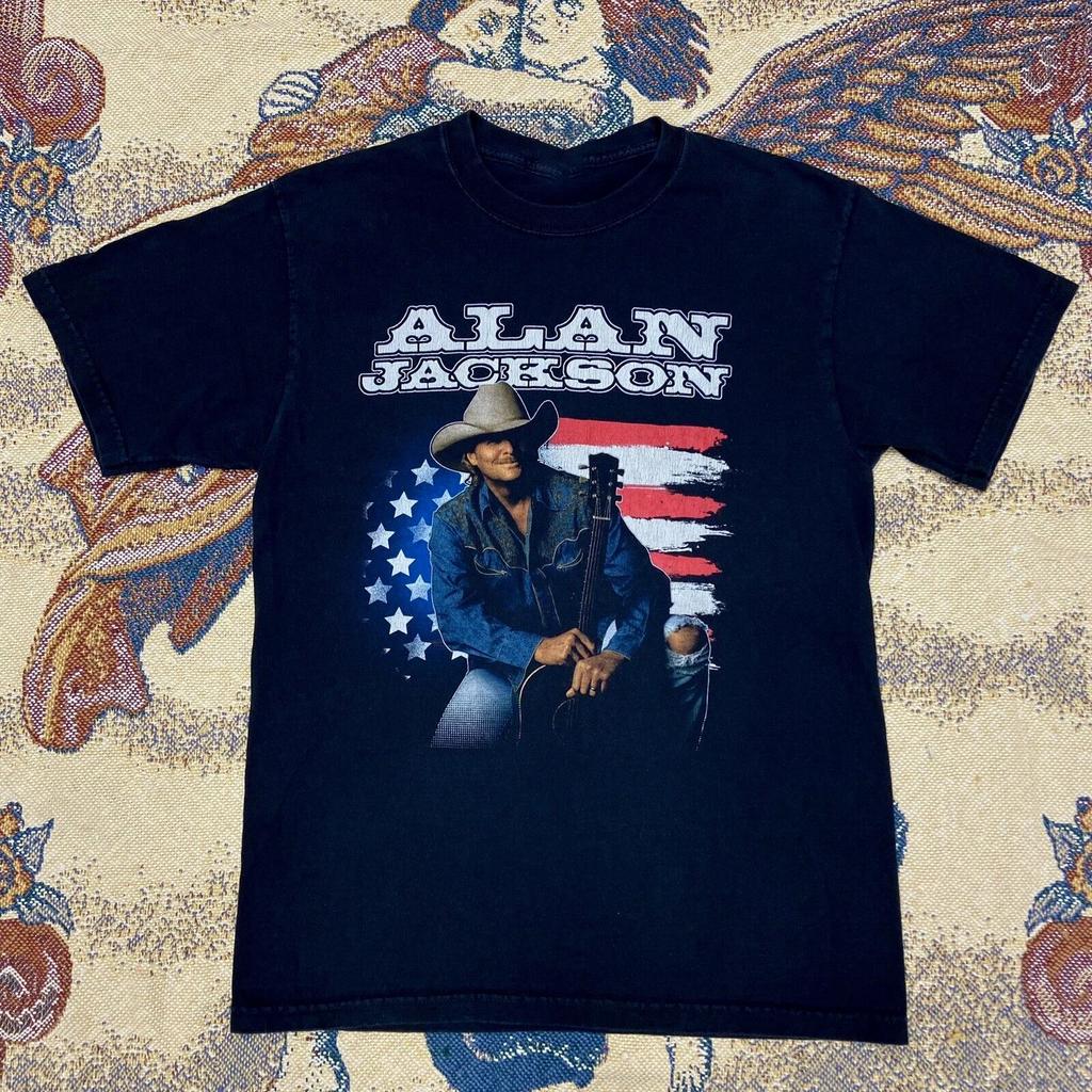 Alan Jackson Tour Black Tee Unisex T-Shirt All Size S to 5XL PA88