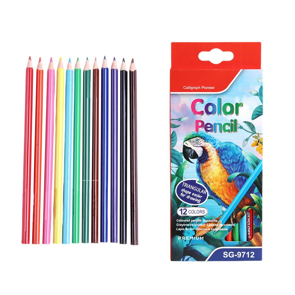 Coloured Pencil Set, High Quality Art Drawing Pencils, Available In 12/18/36/24/48 Colours
