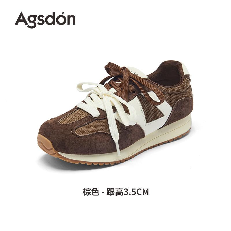 Augustine Ballet Training Shoes Women's 2025 New Autumn Retro Sports Forrest Gump Shoes Platform Student Casual Shoes