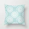 Mint Green Geometric Print Pillowcase Car Ornaments Office Living Room Home Pillowcase