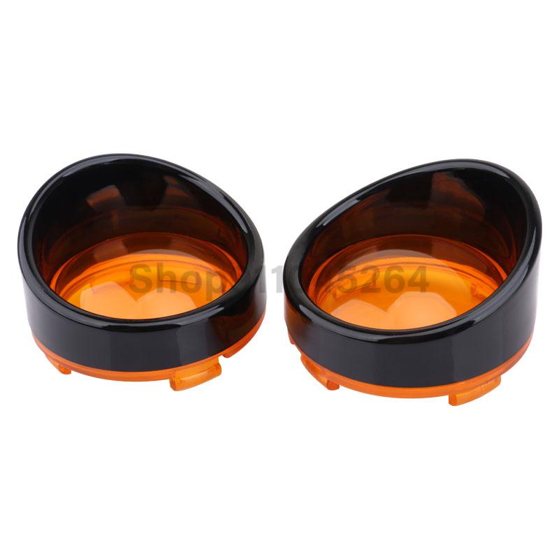 

Мотоцикл ABS повороту сигналу мигалки безелі індикатор об єктива обрізка кришка об єктива для Harley Touring Sportster Softail Dyna V-Rod