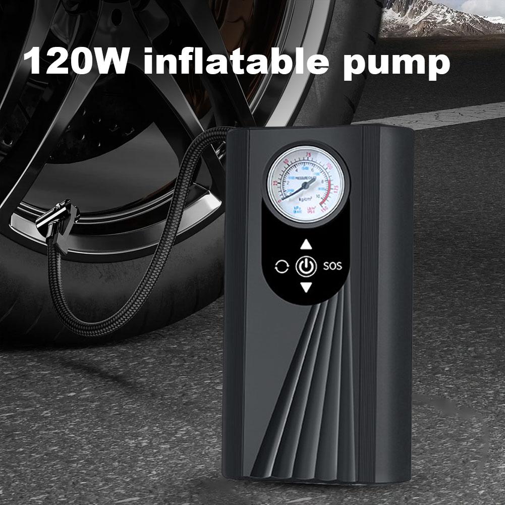 Wireless Electric Tire Inflator Rechargeable High Precision Car Tire Inflatable Pump Portable Air Compressor for Car Motorcycle