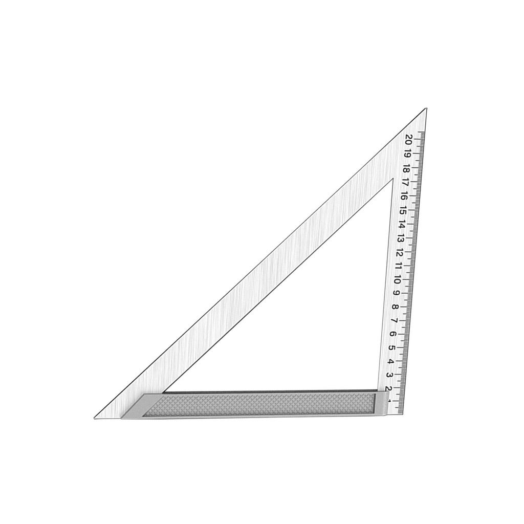 Stainless Steel Triangles Ruler 150mm/200mm/300mm Measuring Tool Protractors for Engineers Architects Students Enthusiasts