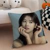 actor cute JJung So Min Cushion Cover Throw Pillow Cover Hidden Button Durable Polyester Chair Cushion