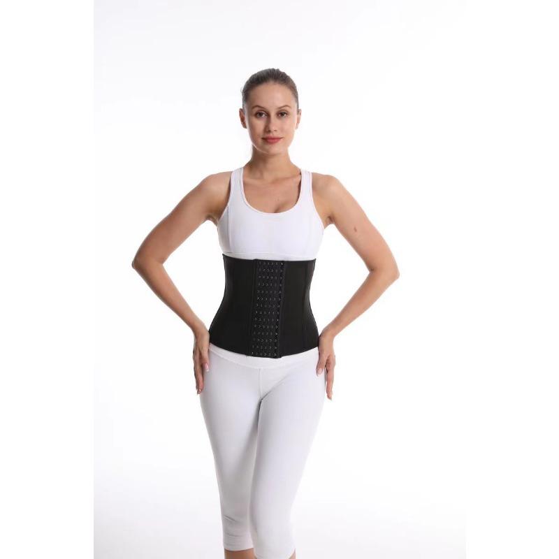 Six-breasted Neoprene Girdle Sports Fitness Waist Training Corset Postpartum Girdle Tummy Tuck