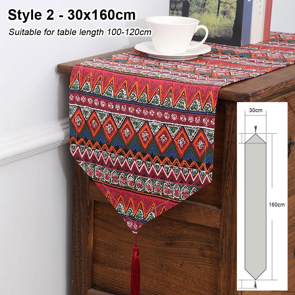1Pcs Nordic Style Tablerunner 30x120cm 30x200cm Boho Decor Tablecloth Home Wedding Party Decoration