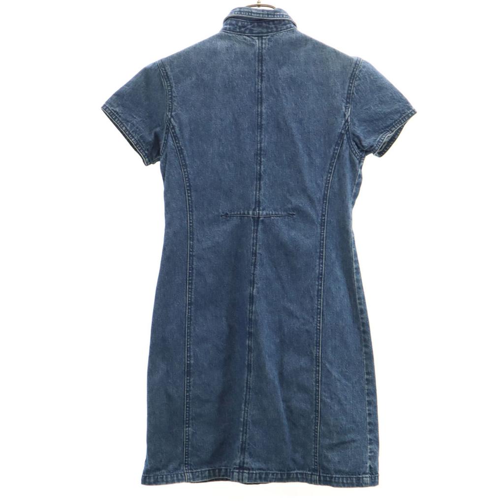 Guess Short Sleeve Denim One Piece 16Y Blue Kid's Used