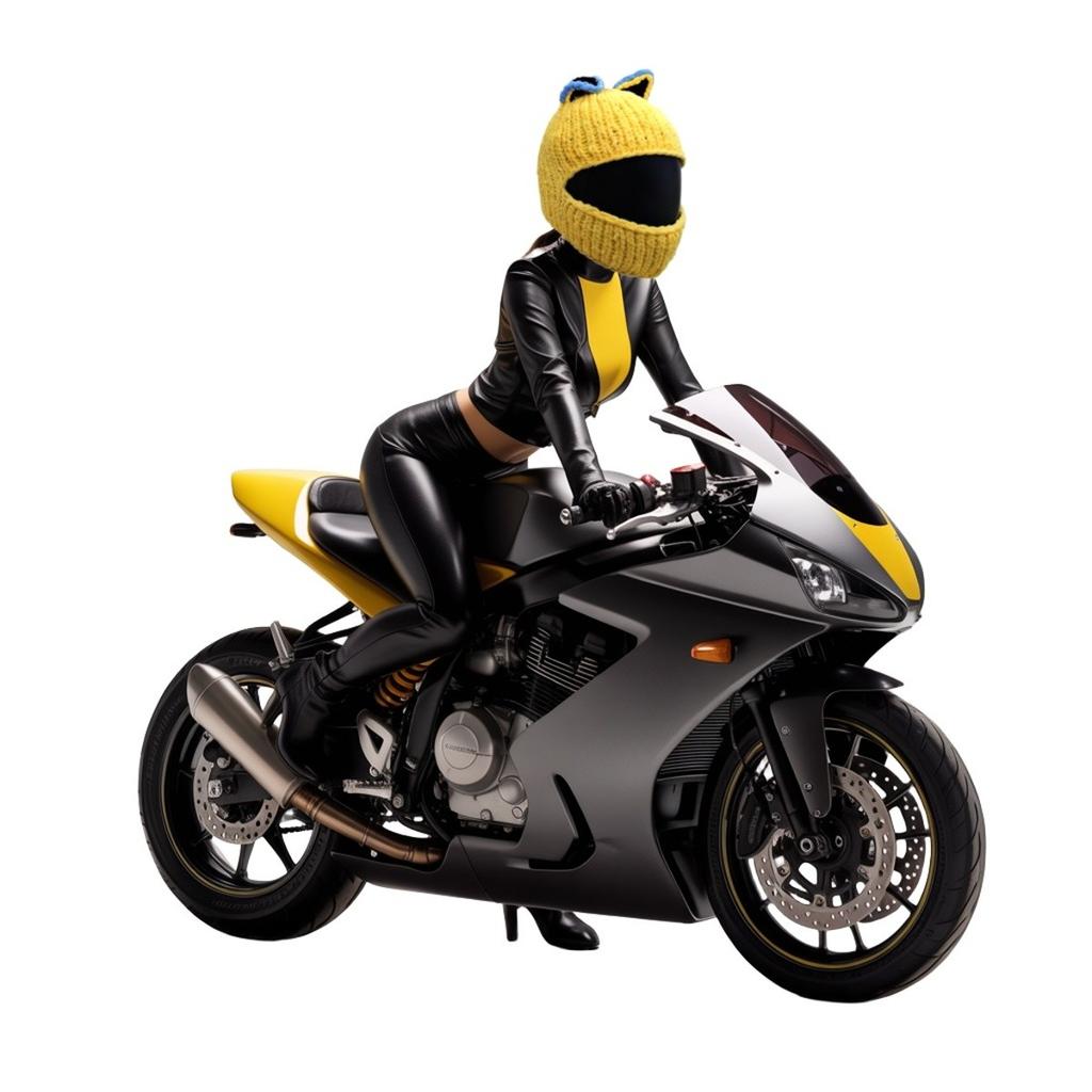 Czapka na kask Cat Rider